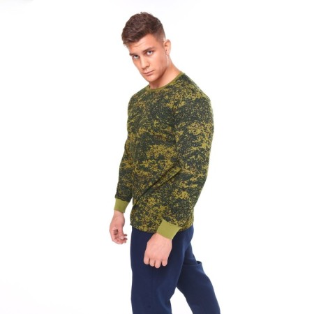 Longslit male with the basis, pixel mix, dark green color, size 48-1