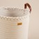 Belly basket wicker -round SL Home Cotton, cotton, 35 × 40 cm