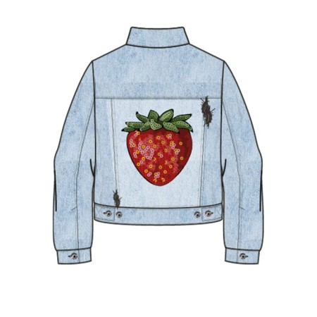 Denim jacket for the girl PlayTode, height 98 cm-8
