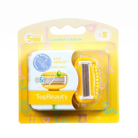Feminine Exchange Cassettes Topbeauty Paris, yellow, 2 pcs (compatible with Venus)