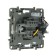 Switch Legrand Etika 672303, 10 A, 1 key, hidden, with backlight, ivory