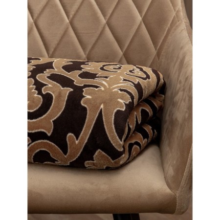 Texrepublic blanket, size 150x200 cm, brown color-2
