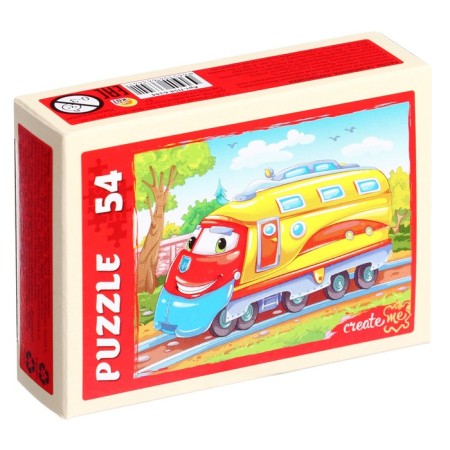 Puzzle "train", 54 elements, mix-3