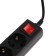 Network filter 5Bits SP4B-250 4S, 4 sockets, 5 m, 10 A, 3x0.75 mm2, with salary, with off., Black