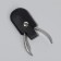 Case for storing manicure tools, on a button, 6.8 × 3.8 cm, black color