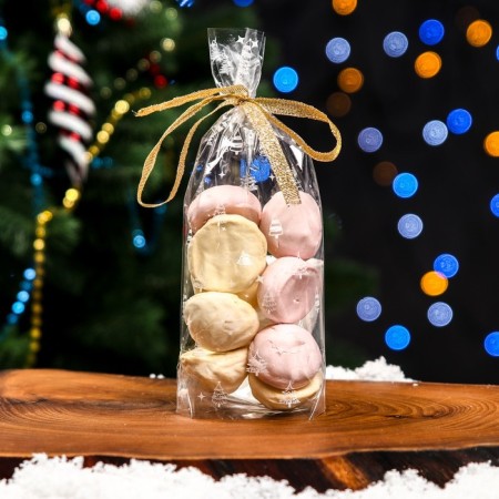 Package Packing BOPP, with a bottom fold, "Christmas trees" 9*19 cm