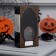 LED figure "Lantern with a witch" 6 × 13 × 4 cm, plastic, batteries AG13x3, glow warm white