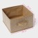 Storage box "Points", 29 × 29 × 18 cm, beige color