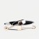 Women's belt, width 1 cm, metal buckle, white color
