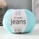 Yarn "jeans" 55% cotton, 45% acrylic 160m/50g (76 St. Biryuzov.)