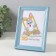 Photo frame Plastic "Blue Style" 10x15 cm, blue