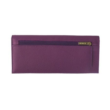 Purpur purse, matte leather, purple color-1