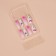 Pavers "Butterflies", 12 pcs, with adhesive plates, ballerina shape, pink/white color