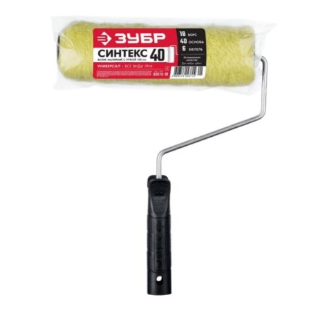 CSW roller 03515-18_Z01, polyacryl, 180 mm, handle d = 6 mm, d = 40 mm, pile 18 mm-1