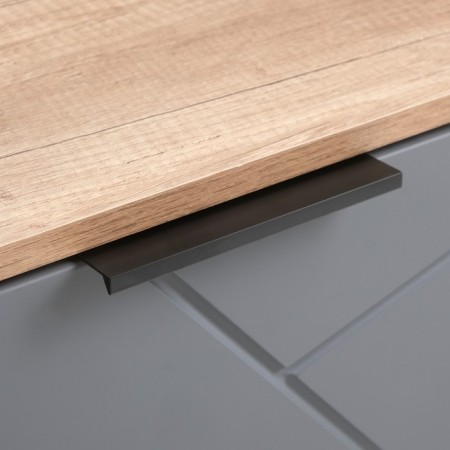 Tumbling in the hallway of the suspended Dallas, 802x402x278, oak canyon/software graphite MDF-4