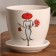 Flower pot "Girl in a hat" 1.4 liters
