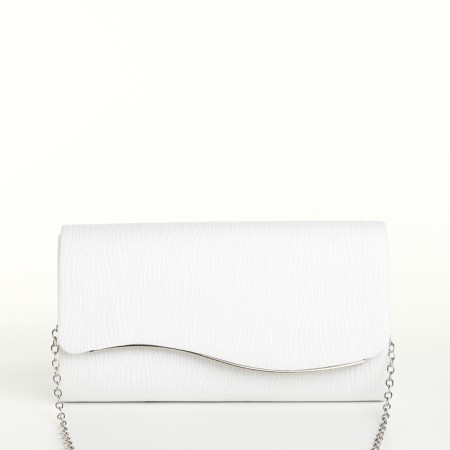 Female bag on a magnet, white color