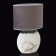 Laire lamp, white with silver, ceramics, 30x15xh: 27 cm