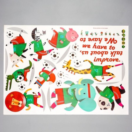 Sticker Plastic Interior Color "Fatowers" 50x70 cm-1
