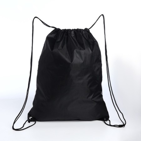 Bag for shoes on the lace, black color-1