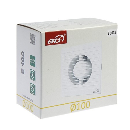 Exhaust Era E 100 S, 165x165 mm fan, D = 100 mm, 220 V-4