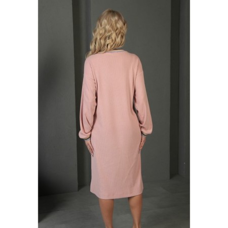 Women's dress, size 48, pink color-9