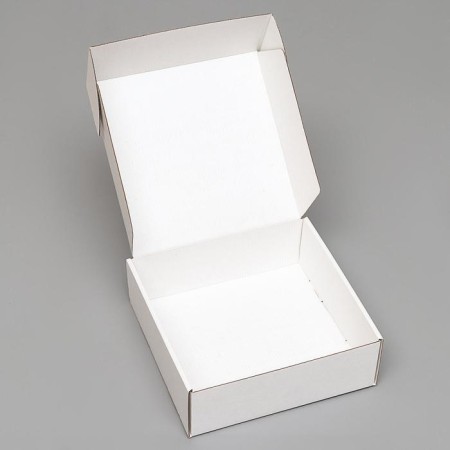 Self -charged box, white, 27 x 27 x 9.5 cm-1