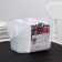Set of containers, 500 ml, 13.8 × 10.2 cm, 5 pcs, with a lid, the color is transparent