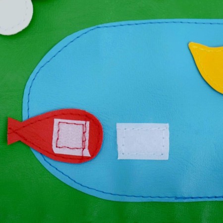Raping Developing Tactile "House", 60 × 50 cm, according to Montessori Methods-1