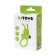 The erection ring on the penis Toyfa A-Toys, silicone, green color, d = 3.1 cm