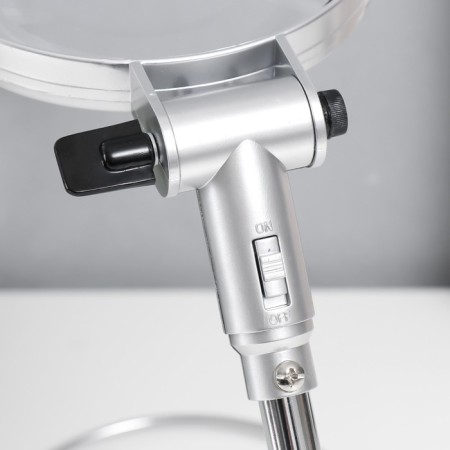 Lupa-lupa x1.5 for LEDX1 creativity from 3 LR1130 lenses D = 13 cm-6