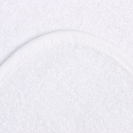 Set of crumb I (towel-angle, mitten, bib), white, 100% HL, 360 gr/m2-6