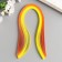 Strips for quilling 100 strips density 120 grams "yellow orange" width 0.5 cm length 39 cm 517733