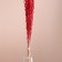 Set of dried flowers "Raigrace", banch 21 pcs, length 60 (+/- 6 cm), red
