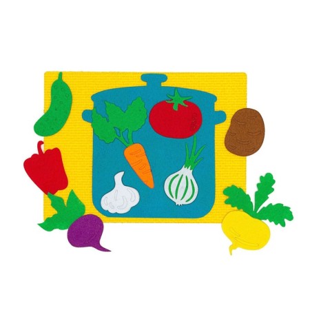 Game-designer "Vegetable Assortment", with a gaming field, 10 details-1