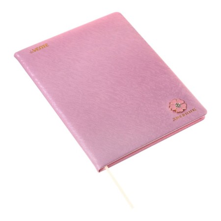 Universal diary for grade 1-11 Cherry Blossom, hard cover, artificial leather, foamy, foil, liesse, 80 g/m2-1