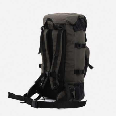 Tourist backpack, 40 l, screed department, 3 outer pockets, huntsman, khaki color-3
