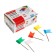 Power buttons "flags", 50 pieces, Devente, in a cardboard box