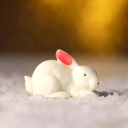 Miniature Puppet "hare", size: 2 × 3 × 2.5 cm