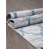 Rectangular carpet Arda Valentino, size 300x400 cm, color D.Grey shrink/L.Blue HeATSET