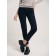 Women's jeans with a high landing CONTE Elegant Mom Fit, size M, color Washed Black