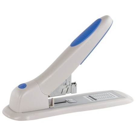 Stapler Powerful No. 24/6 - 23/24 200 L Brauberg "Horn" by ergon, gray -blue-3