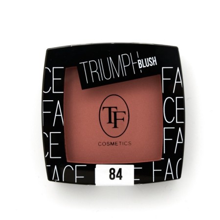 Blush blush, satin finish, tone 84 orange-pink