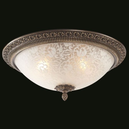 Ceiling light MayToni C908-CL-03-R, 3HE27, 40W, 37x37x19 cm, antique bronze color-2