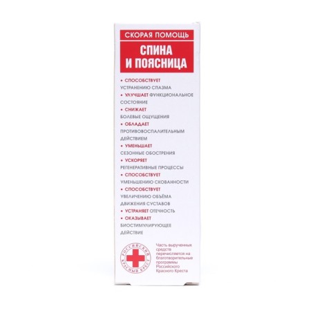 Body cream for ambulance for the back and lower back, 100 ml-2