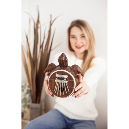 Souvenir musical instrument Kalim "Turtle" 23x18x7 cm-5