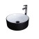 Grossman GR-4040BW sink, round, d = 360 mm, white/black