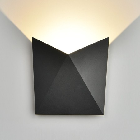 Wall lamp Elektrostandard, Batterfly LED 9 W, 75x170x170 mm, IP54, Black Color Black-1
