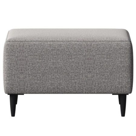 Pouffer "Kirkas", 560 × 360 × 430 mm, fabric mint, color light gray-2