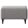 Pouffer "Kirkas", 560 × 360 × 430 mm, fabric mint, color light gray